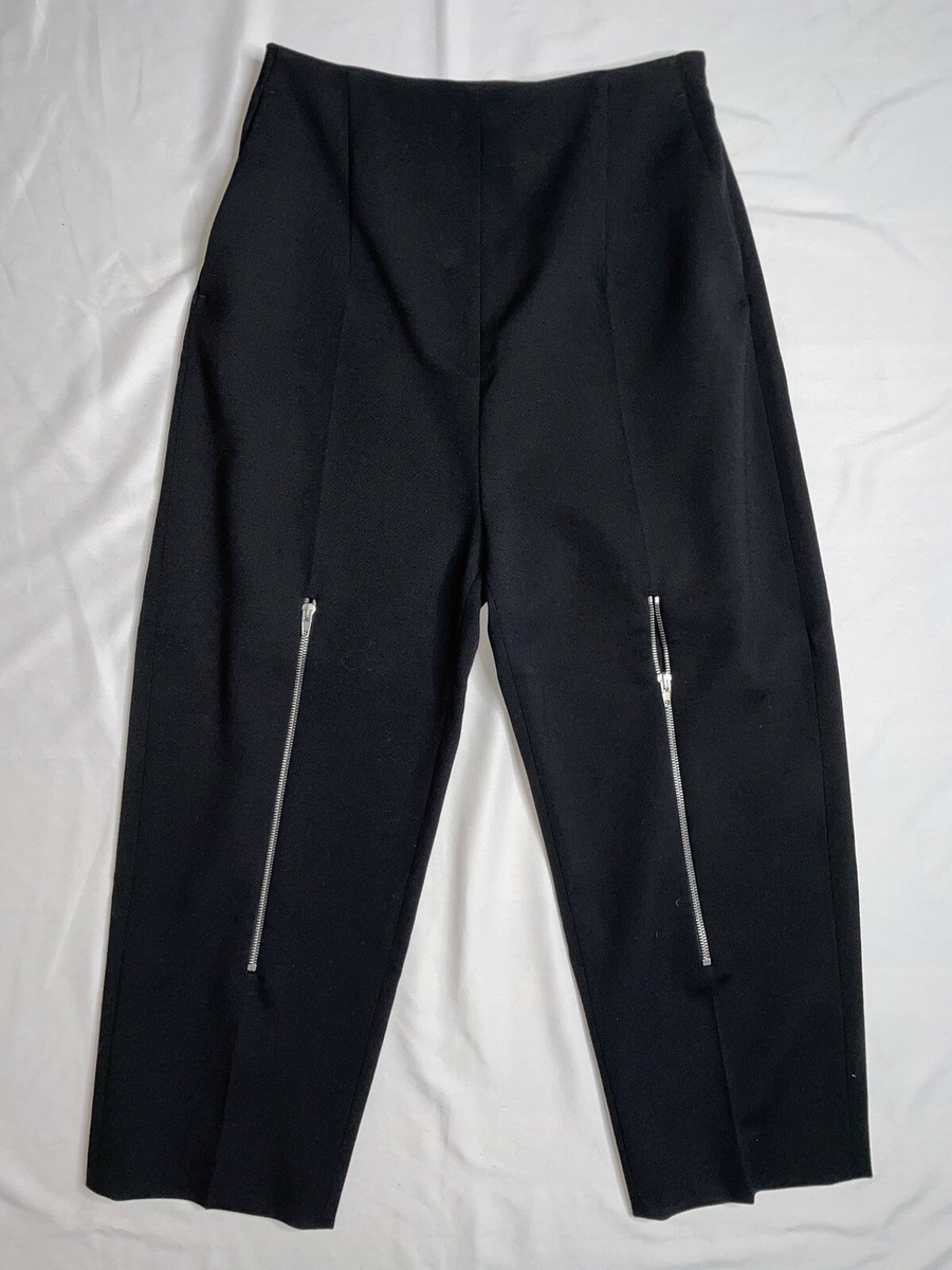 CÉLINE Old Celine Phoebe Philo Fall 2015 Black Wool Zip CÉLINE Old Celine Phoebe Philo Fall 2015 Black Wool Zip