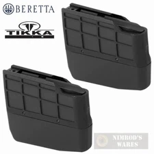 TWO Beretta Tikka T3 T3X 6.5 Creedmoor 5-Round MAGAZINES Extended S58569828