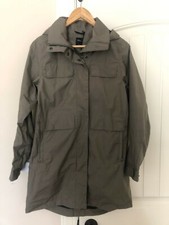 Nau  Womens  Waterproof Quintessentsheell Trench Vetiver  Sz Xs