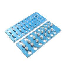 LABLT 21 In and 17 Metric Nut and Bolt Thread Checker Bolt Size and Thread Gauge