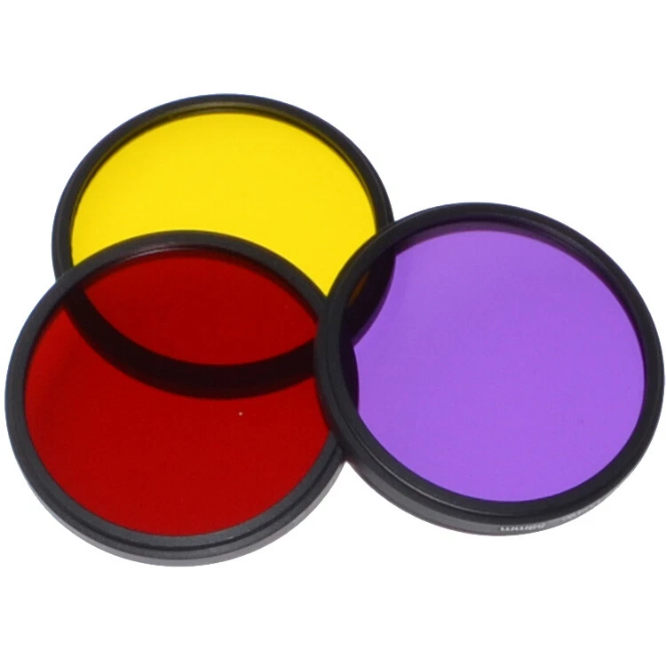 58mm Lens Filter CPL UV ND2 Red Yellow Purple Filter for Gopro Hero 3 Session - Image 3 of 4