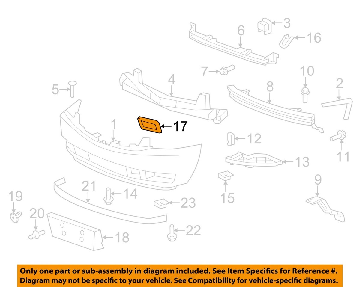 CADILLAC ESCALADE DRIVERS SIDE BLACK TOW HOOK BEZEL 2007
