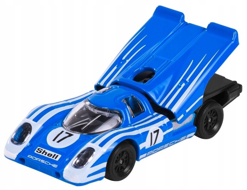 Majorette Porsche Edition 917 KH Blue 1:64 Scale 3 Inch Toy Car