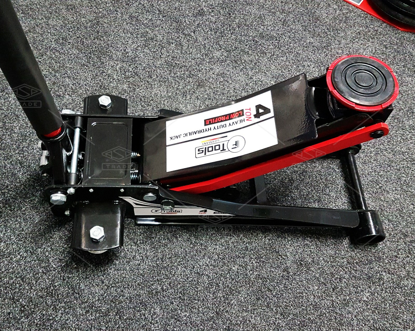 JACK 4 Ton Floor Heavy Duty Trolley Ultra Low Profile Hydraulic 