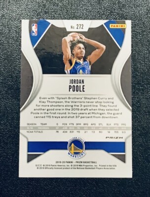 ジョーダン•プール 2019-20PANINI SELECT RIGHT Jordan Poole 2019-20 Panini Select Rookie Concourse Tri-Color