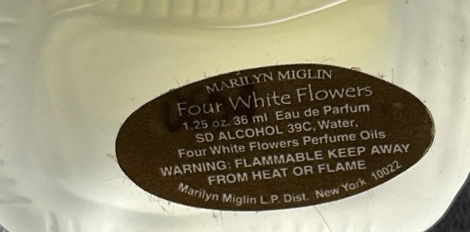 Marilyn Miglin Cuatro Flores Blancas Eau De Parfum EDP Spray 1.25 OZ Foto 3 de 4