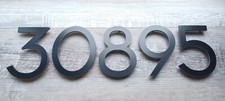 4" Black Mailbox Number, House Address Number, Aluminum Plastic Composite Number