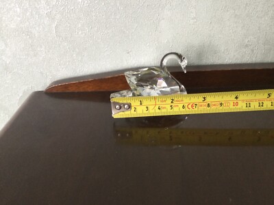 Vintage Medium Swarovski Kristall Schwan. Auf Boden markiert ohne Karton