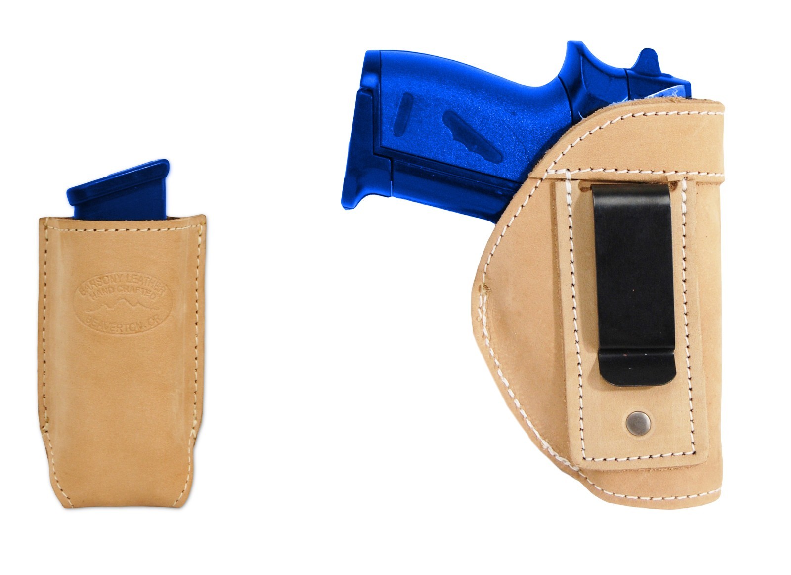 New Barsony Tan Leather IWB Holster + Mag Pouch SIG Walther 380 Ultra Compact