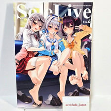 Libro de arte descalzo Sole Live 6 Hololive Casino Dicebomb B5/28P Doujinshi C105