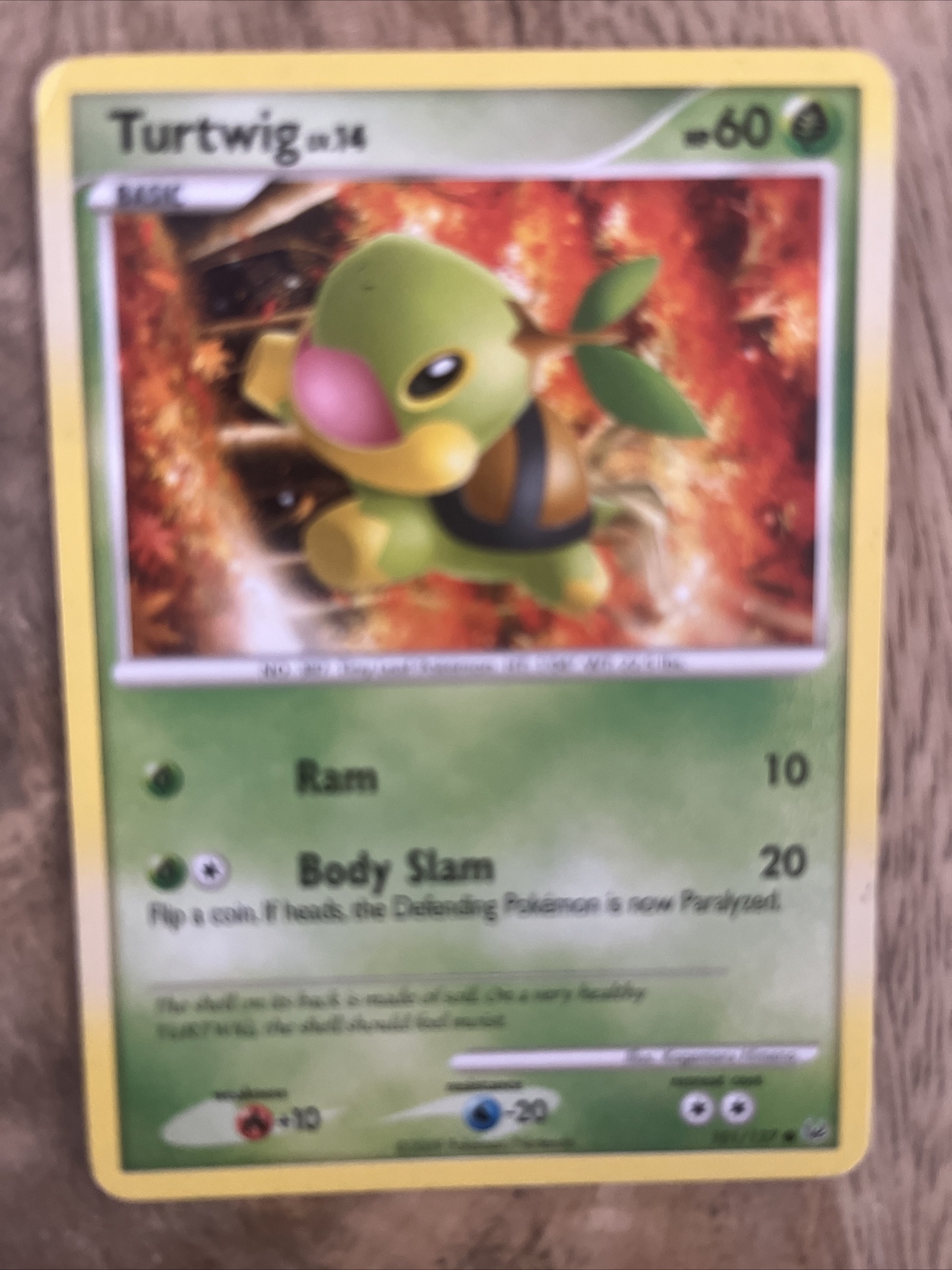 Pokémon TCG Turtwig Platinum 101 Regular Common
