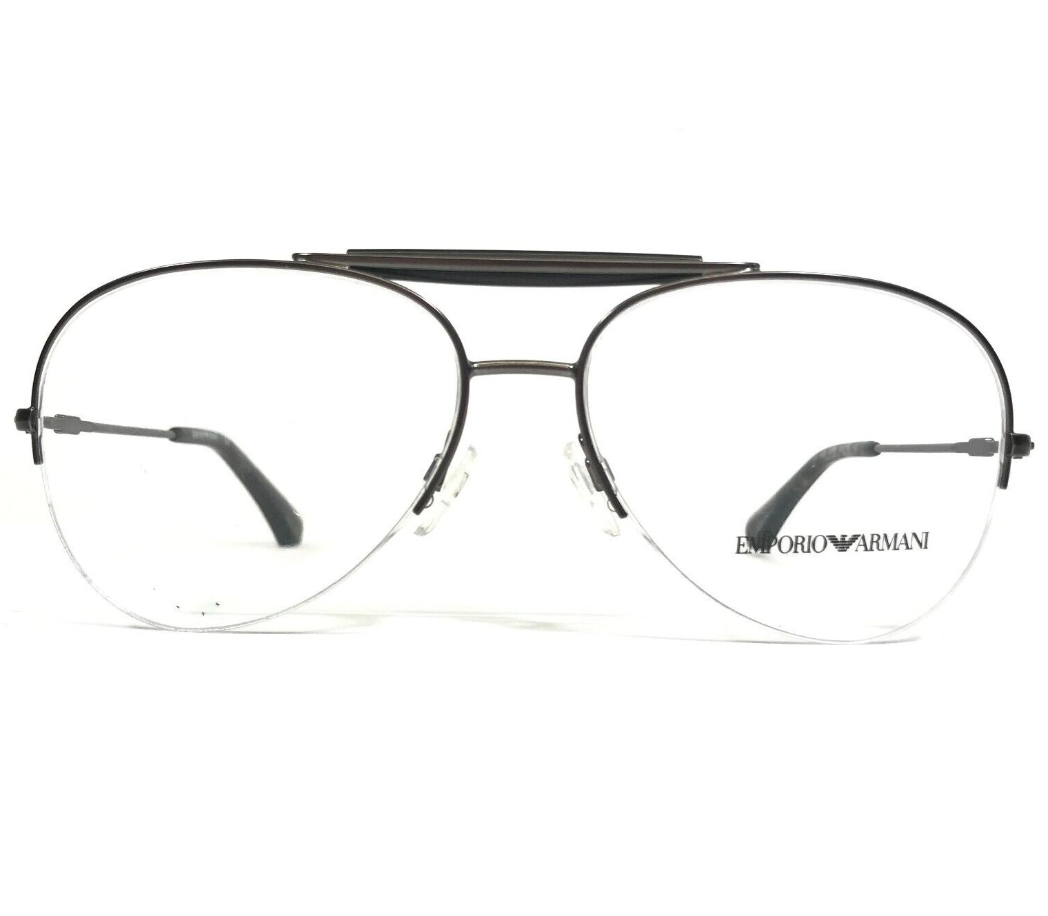 Оправа для очков Emporio Armani EA 1020 3003 Серая с круглой полуободкой 55-15-140