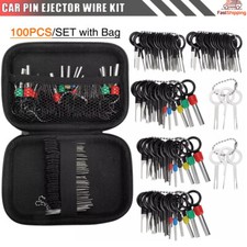 100Pcs Car Pin Ejector Wire Kit Extractor Ter...