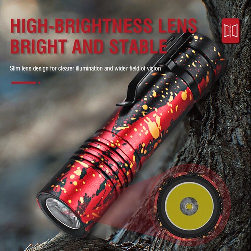 BORUiT Mini Clip On LED Taschenlampe Wiederaufladbare Taschenlampe Lampe Licht Camping Tasche - Bild 14 von 48