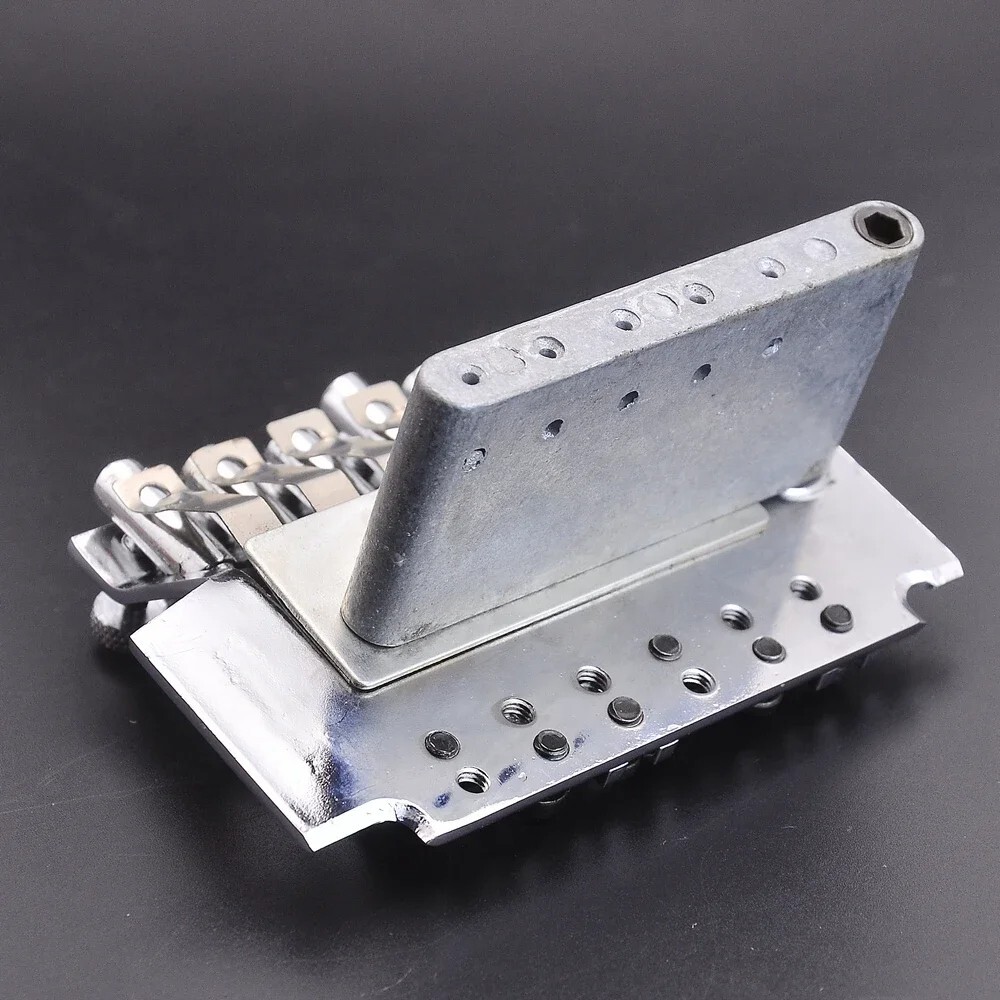 Chrome Guitar Licensed Floyd Rose Double Locking Bridge Tremolo
