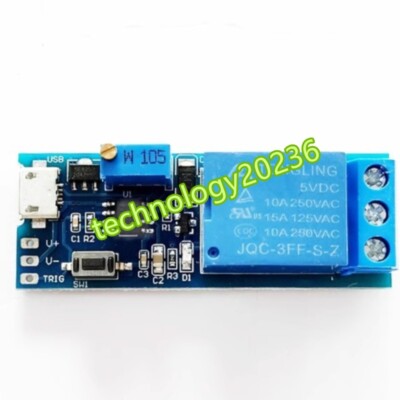 5PC NEU Wide voltage 5V-30V trigger time delay relay module Timer module #YT