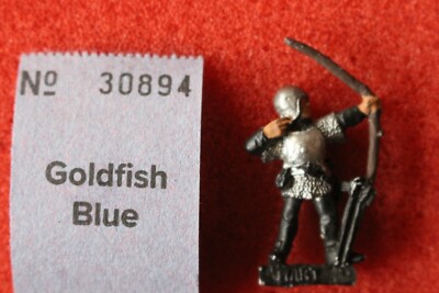 Games Workshop Citadel F4 Mercenaries Fighter Wart Archer Bow Bretonnia 1987 GW 