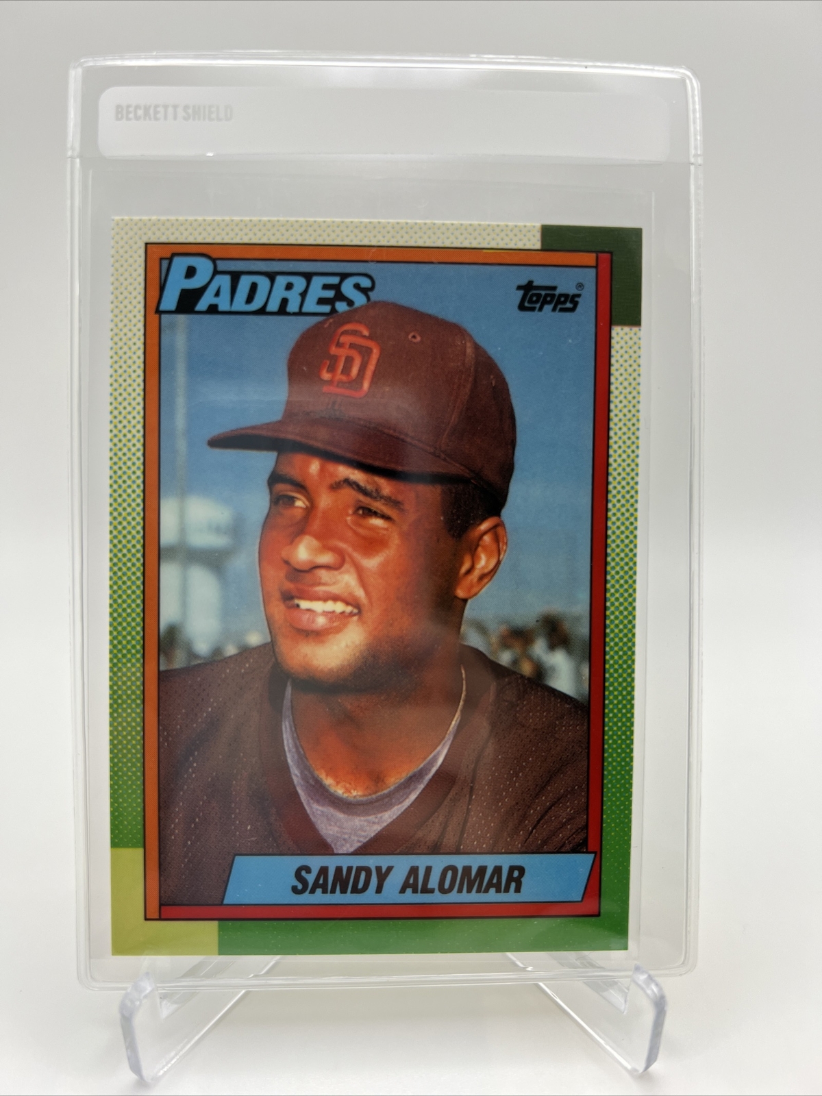 1990 Topps TIFFANY Baseball Card Sandy Alomar #353 Mint FREE SHIPPING | eBay