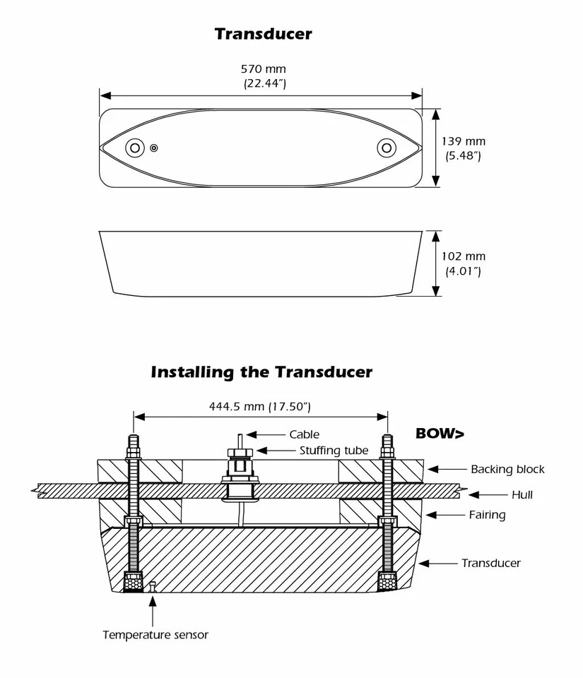 R109LHW Transducer Simrad S5100 Evo3s Garmin gpsMAP 8410xsv xsv GSD26 sounder - Image 4 of 4