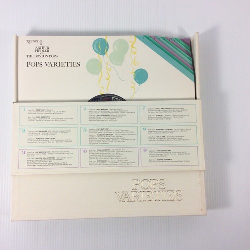 Arthur Fiedler and The Boston Pops Pops Varieties Vinyl Record LP Lot 9 LPs - Picture 5 of 12