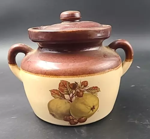 Vintage McCoy pottery - Bean Or Soup Pot W/Lid - #342