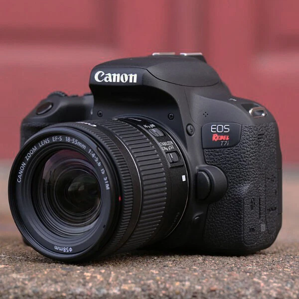 Canon EOS Rebel T7i DSLR Camera with 18-55mm Lens 