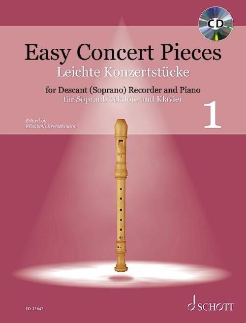 Thumbnail - Easy Concert Pieces Für Sopran-blockflöte Und Klavier | Elisabeth
