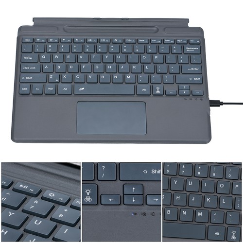 For Microsoft Surface Pro 11 10 9 8 7 6 5 4 X Rechargeable Detachable Keyboard - Picture 2 of 24
