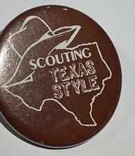 Scouting Texas Style Button  Boy Scout  BC4