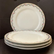 Set of 4 M. Redon PL Limoges Dinner Plates 8 3/4” France 