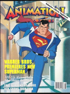 Animation Magazine 47 Cartoons Movies Fanzine Comics Superman Cgi Top 100 Ebay