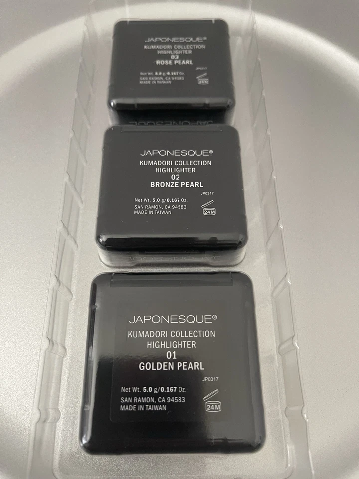JAPONESQUE Kumadori Highlighting Trio Creates a Brilliant Glow on Face NIB - Image 3 of 4