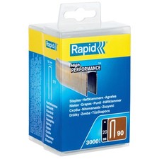 Rapid High Performance No.90 Narrow Crown DIY Staples Outdoor Wood DIY 20-45mm