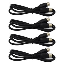 High Compatibility 4 x Connecting Cable MIDI 5-pin Male to Male 100 Brand New