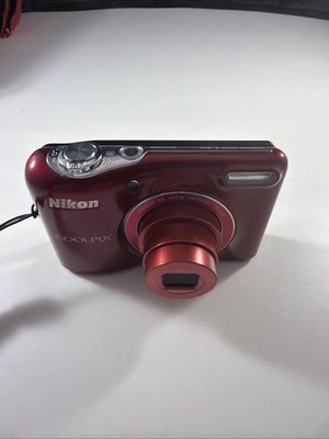Tested Nikon COOLPIX L30 20.1MP  NIKKOR 5x Wide Optical Zoom Digital Camera Red
