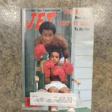 Vintage Jet Magazine Oct 9 1980, Sugar Ray Leonard & Son cover
