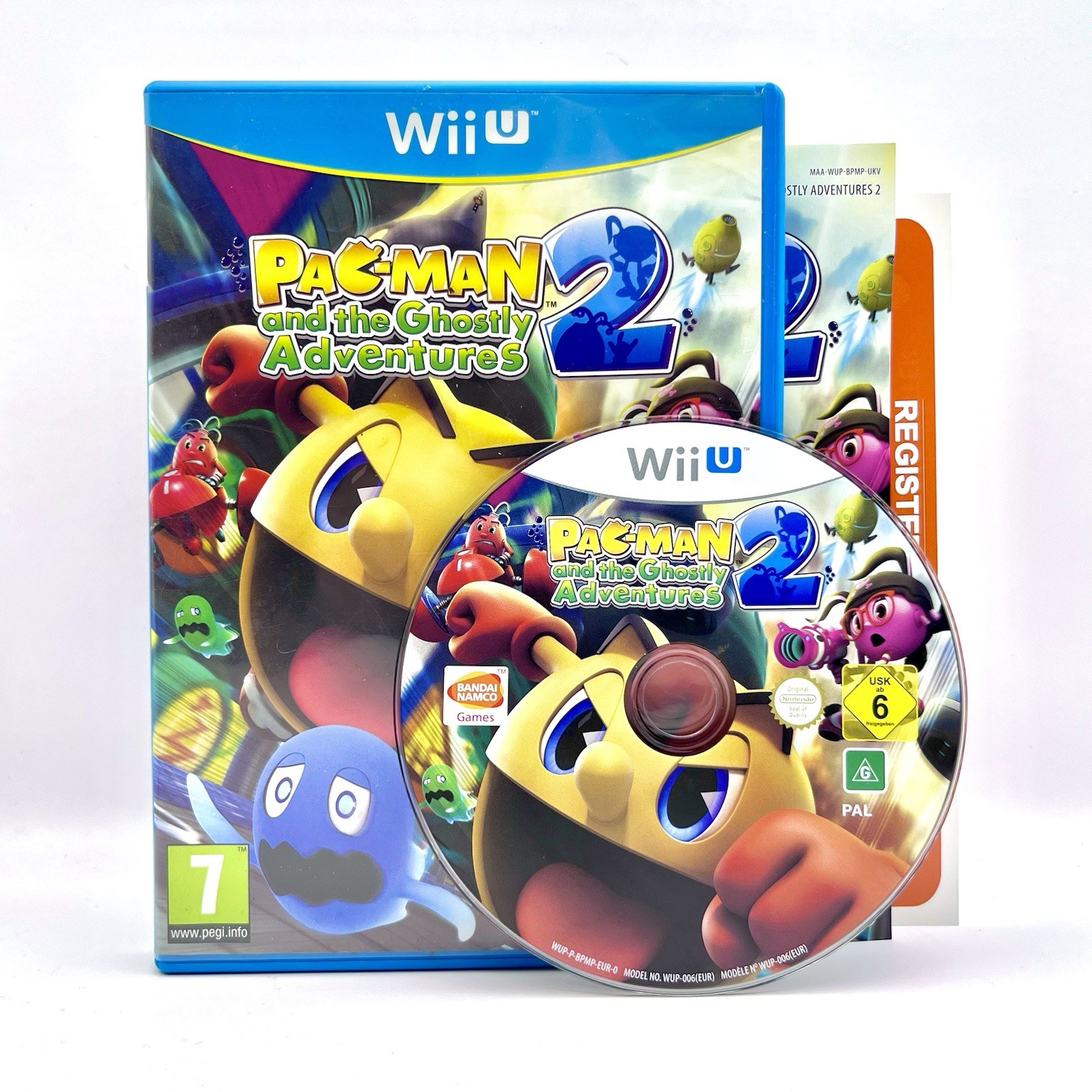 Pac-Man And The Ghostly Adventures 2 Nintendo Wii U Complete W Manual & Leaflet