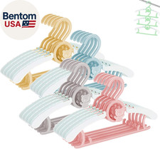 Baby Nursery Closet Hangers, Non-Slip and Extendable Laundry Infant Pant Hangers