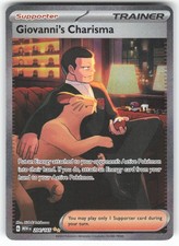 Giovanni's Charisma 204/165 Special Illustration Rare 151 Pokemon Holo Near Mint on eBay
