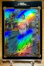 2022 Mike Tyson x Tyson Beck - Tiger Rainbow Foil Authentic On Card Auto - 07/20