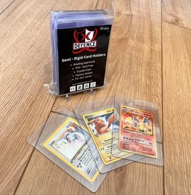 BCW Semi Rigid Card Holder #1 - 2000 Pack | Grading Sleeves For PSA, BGS, SGC | Fits Sports, Pokémon, Memorabilia Cards - View #6