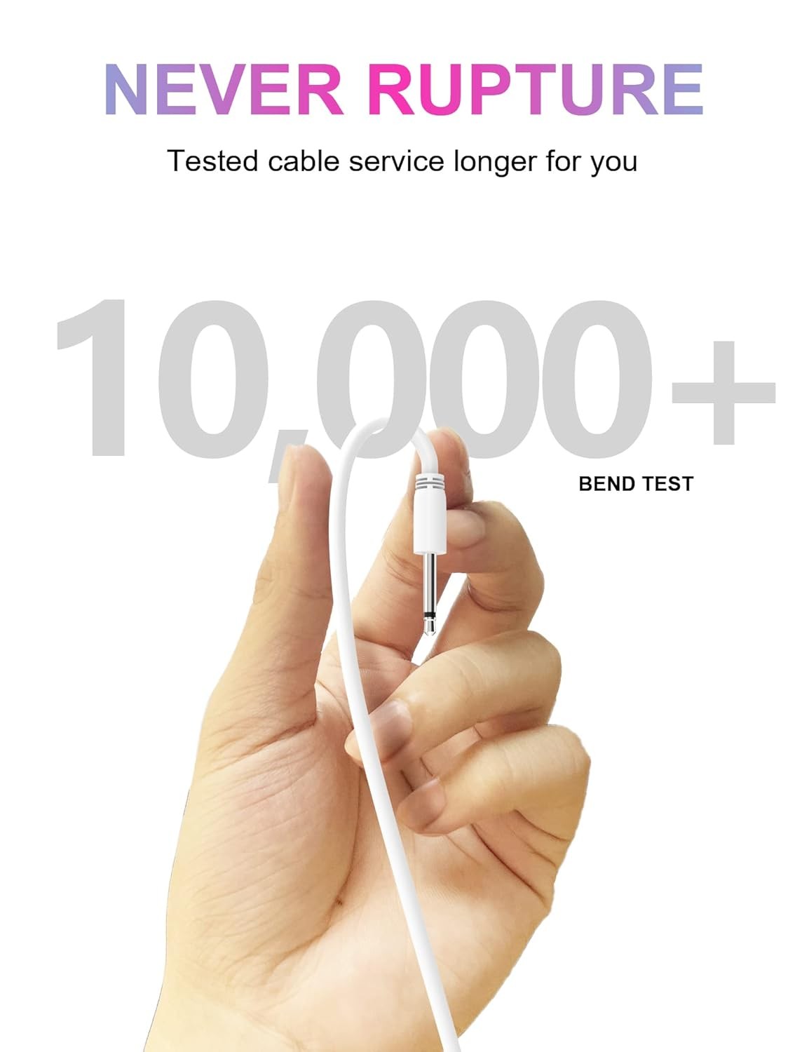 Bicmice USB Type C DC Charging Cable 2.5mm Charger Cord 2.6Ft... 