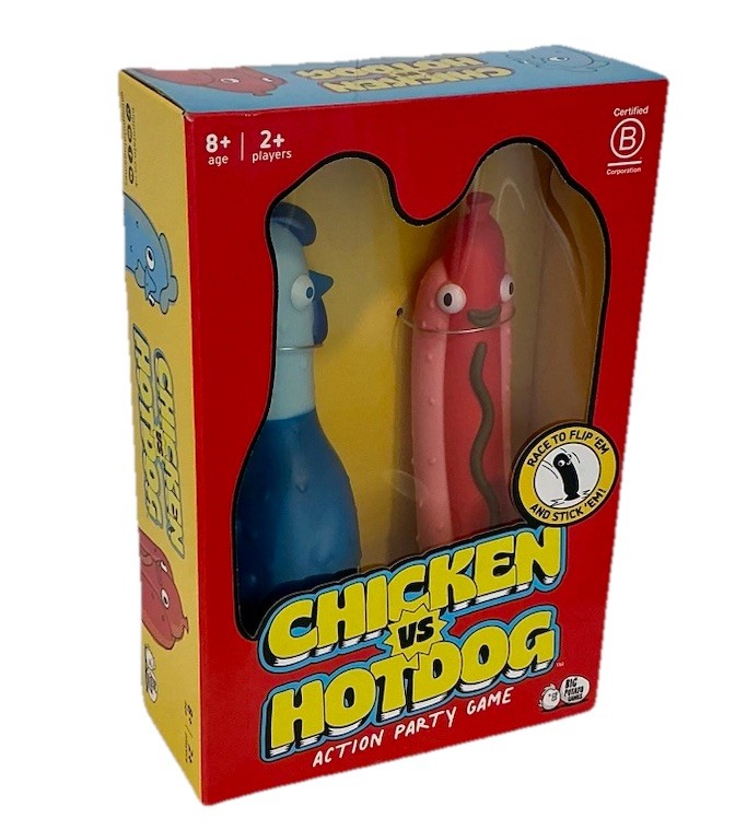 Chicken Vs Hotdog Hilarious Flip Challenge Family Action Party Game Big Potato
