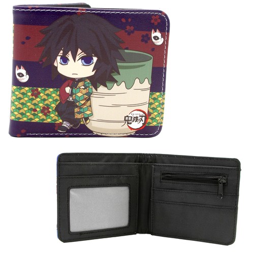 Demon Slayer - Chibi Giyu Tomioka 4.5" Bi-Fold Wallet NEW Kimetsu no Yaiba - Picture 2 of 2