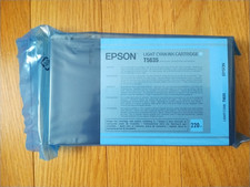 2008 Genuine Epson T5635 / T6035 Light Cyan Ink Stylus Pro 7800 9800 Sealed