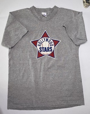 Embers Field Flannels Hollywood Stars T-Shirt Men s Sz. Large L Gray Baseball