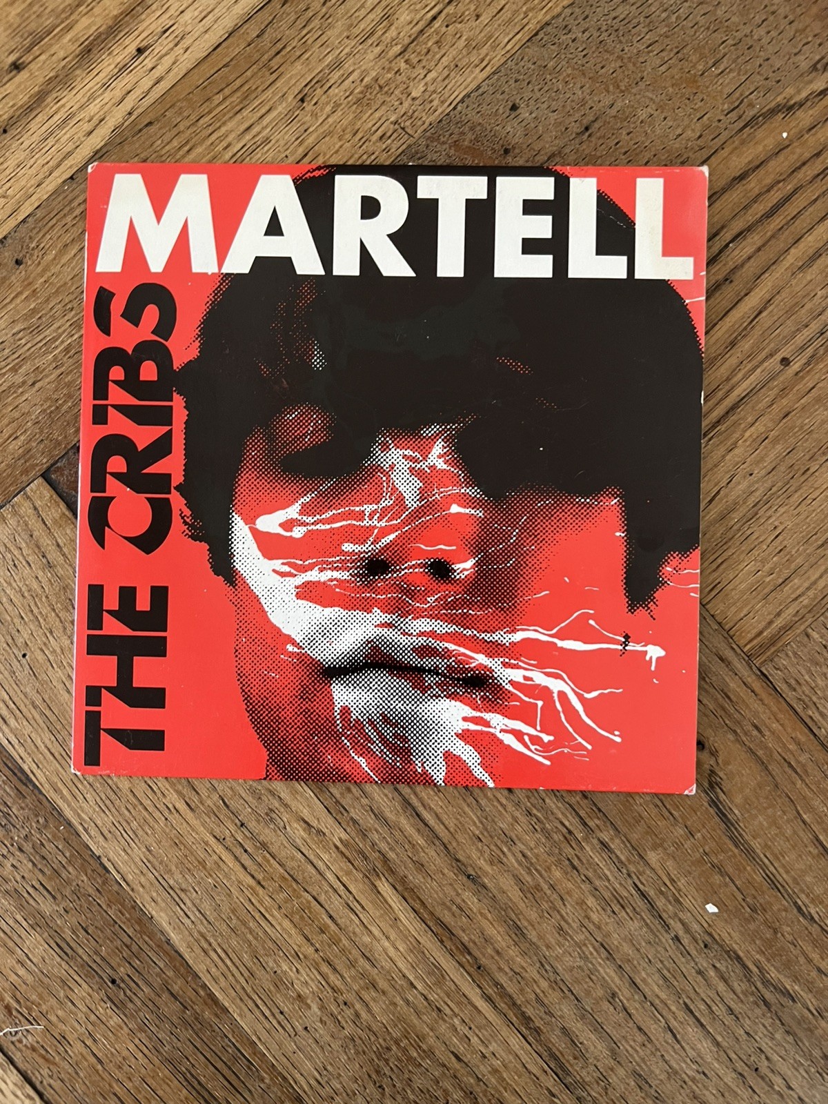 THE CRIBS - Martell 7" Red & White Vinyl 2005. Wichita