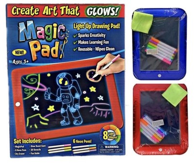 waheed LED Drawing Tablet, Magic Pad, Includes Smooth Fun Guide. Glow Boost, ...