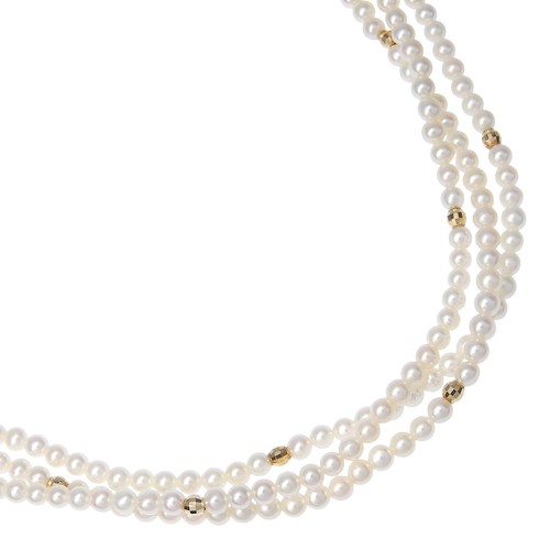 Necklace Pearl/K14 Yellow Gold 25g _