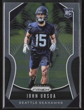2019 Panini Prizm John Ursua #395 Rookie Seattle Seahawks